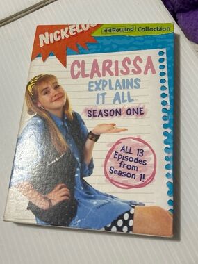 Nickelodeon Clarissa Explains It All Season One DVD - Pink/Blue Artwork